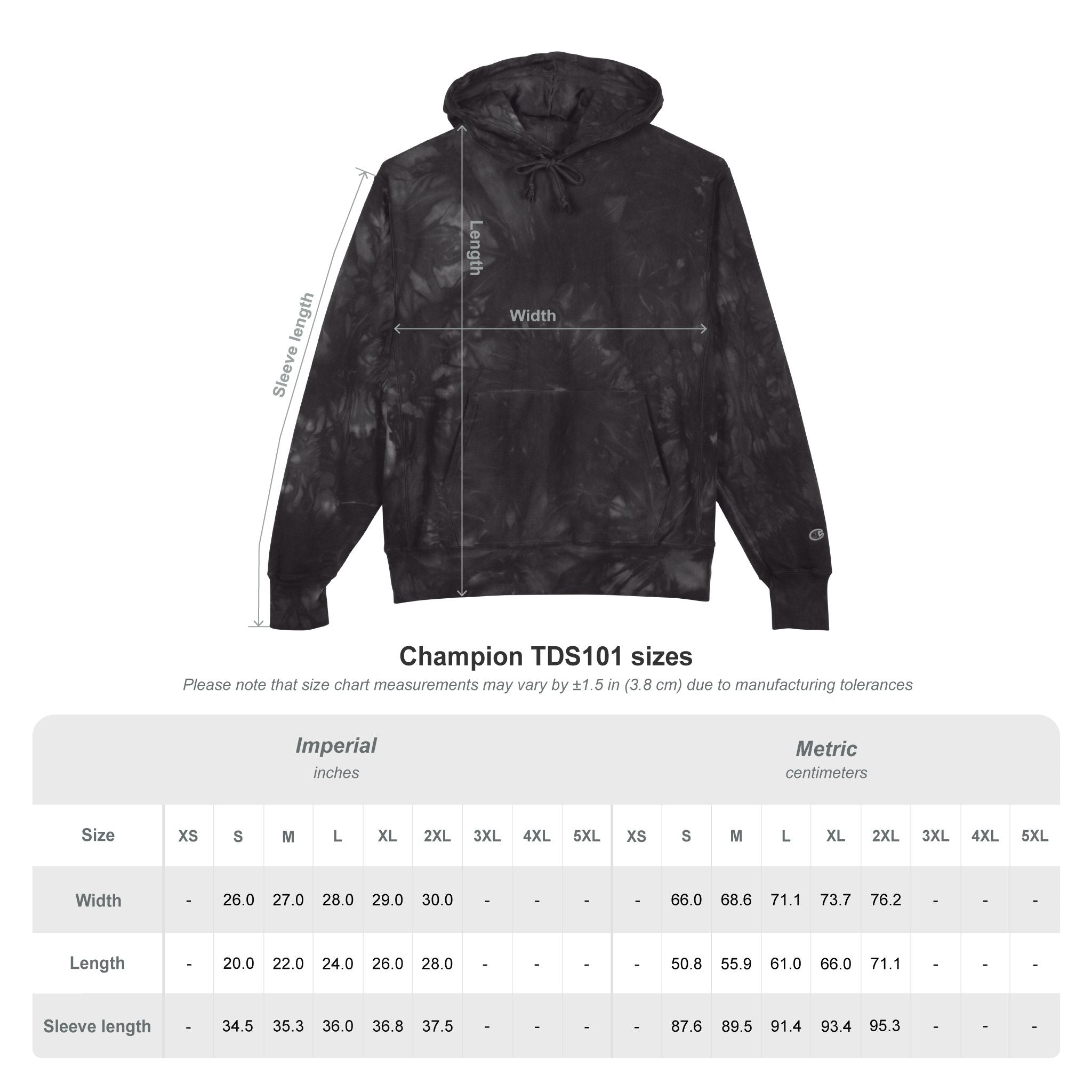 ONE SUN: CHAMPION Embroidered Hoodie