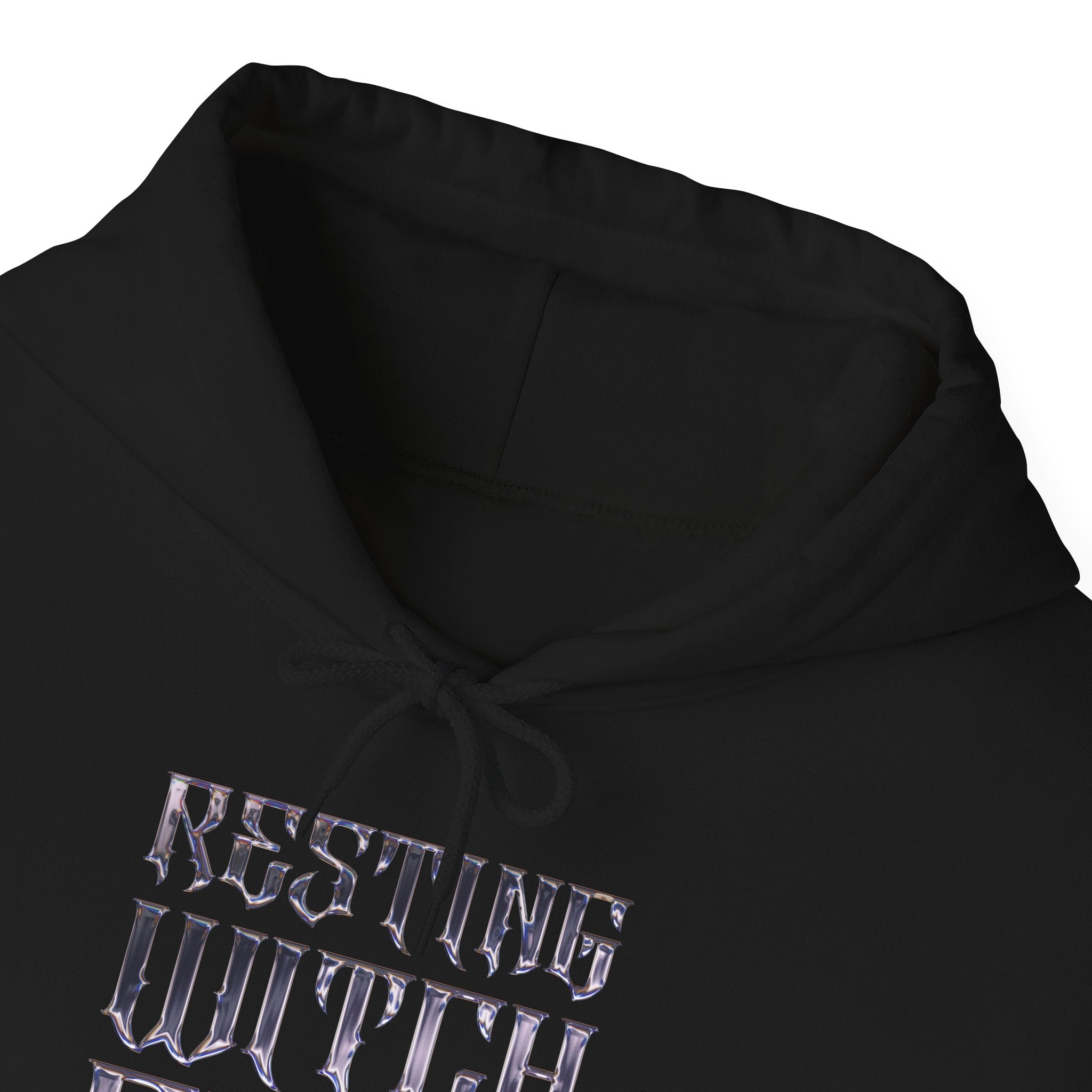 RESTING WITCH FACE Logo Hoodie