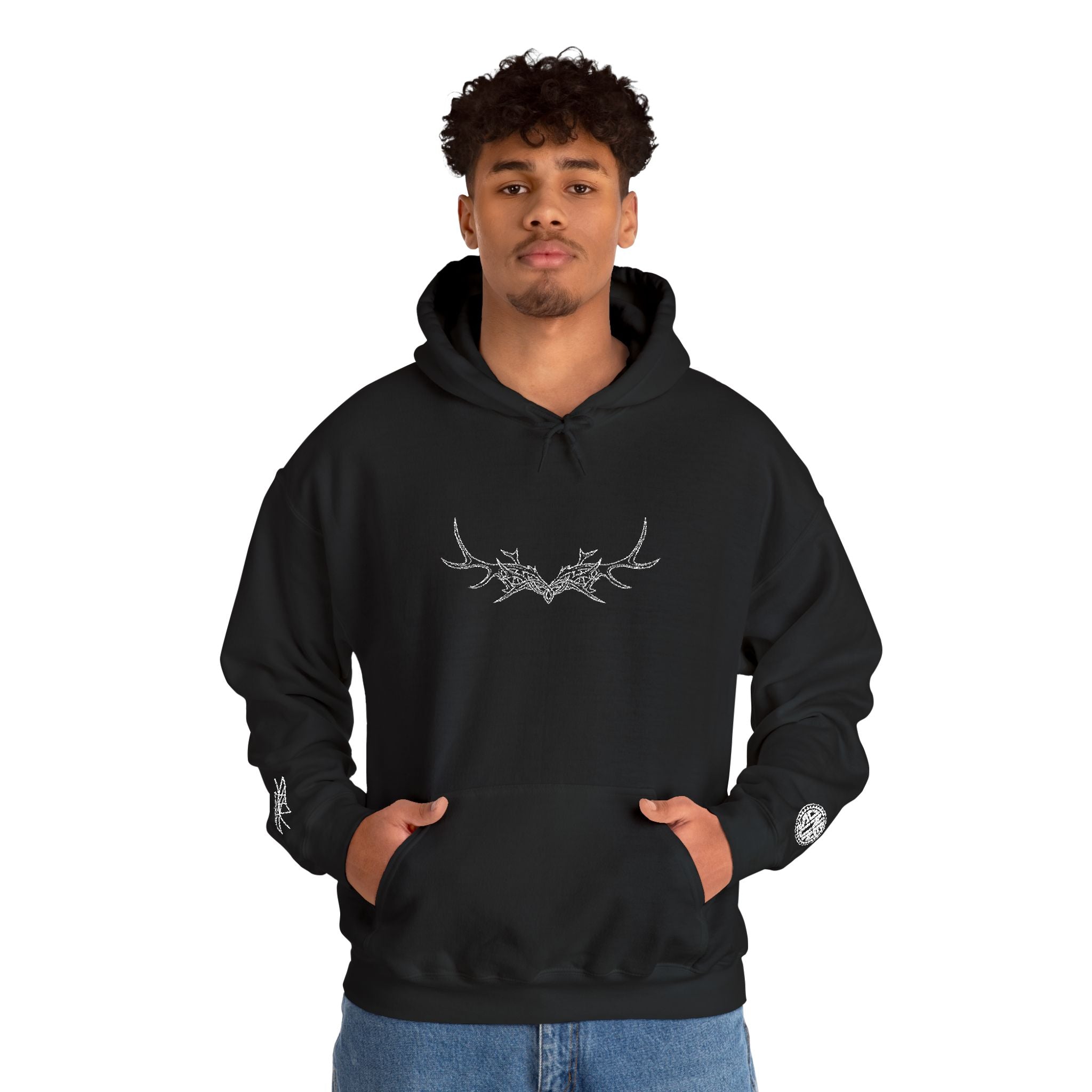 ANTLERS Embroidered Hoodie