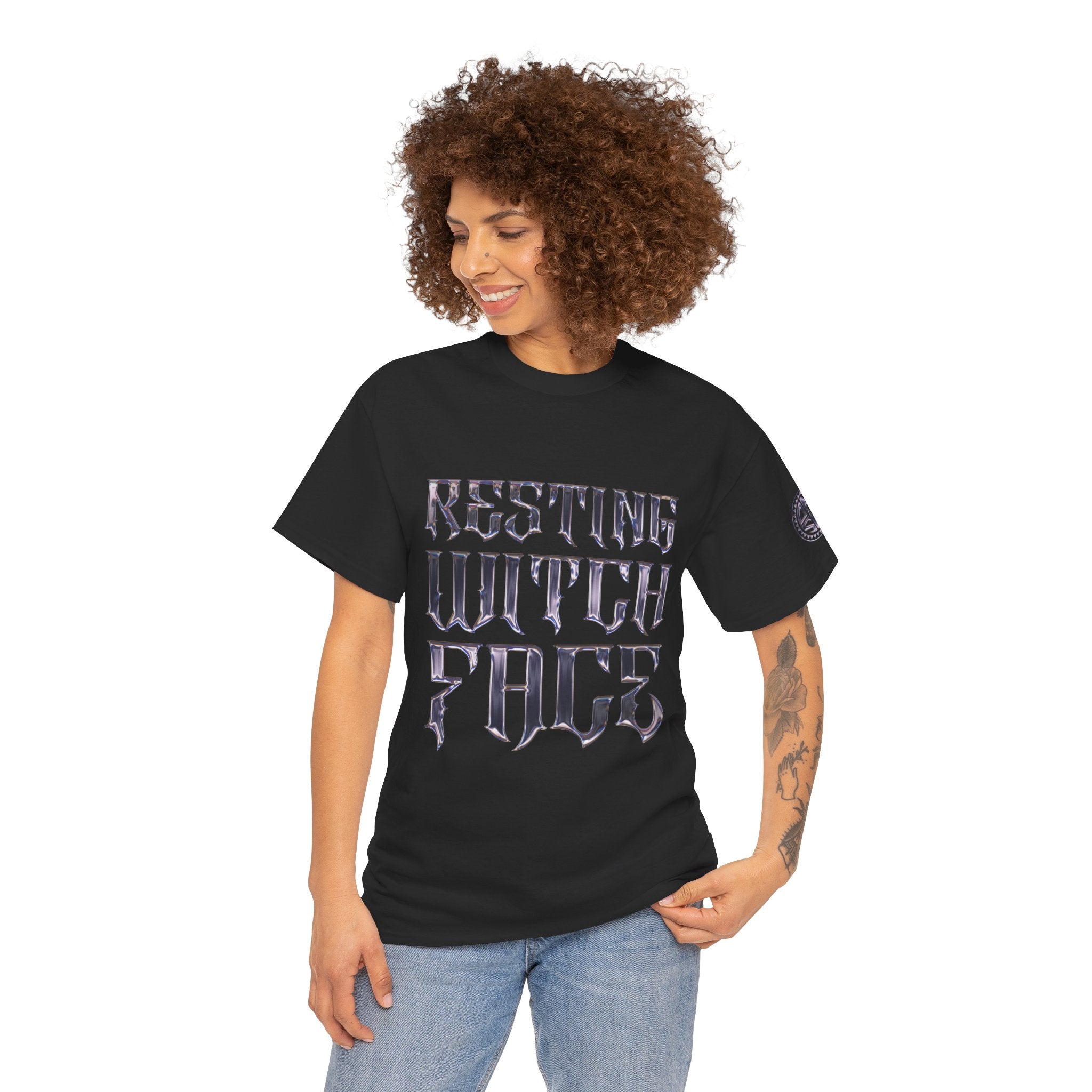 RESTING WITCH FACE Logo Tee