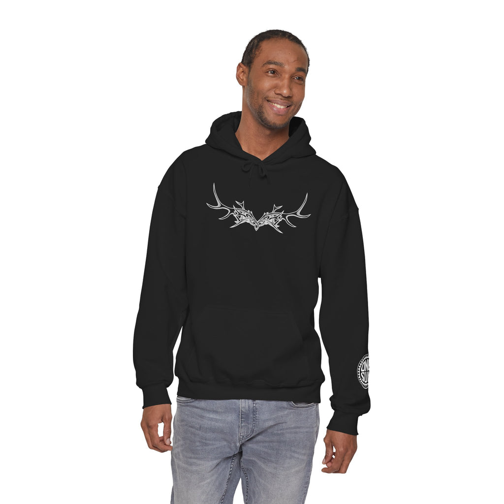 Wyrdo: ANTLERS Hoodie (Embroidered, Unisex)
