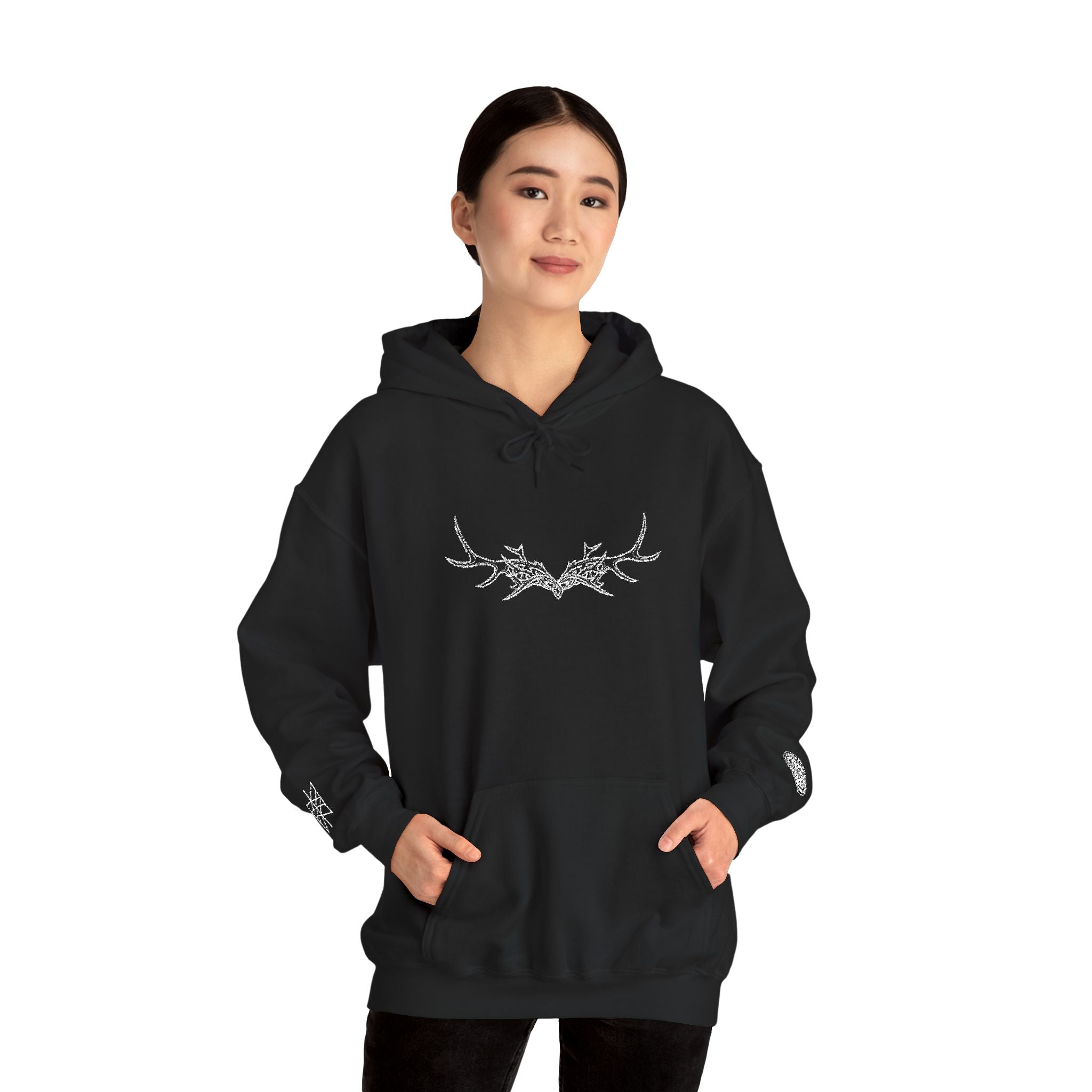 ANTLERS Embroidered Hoodie