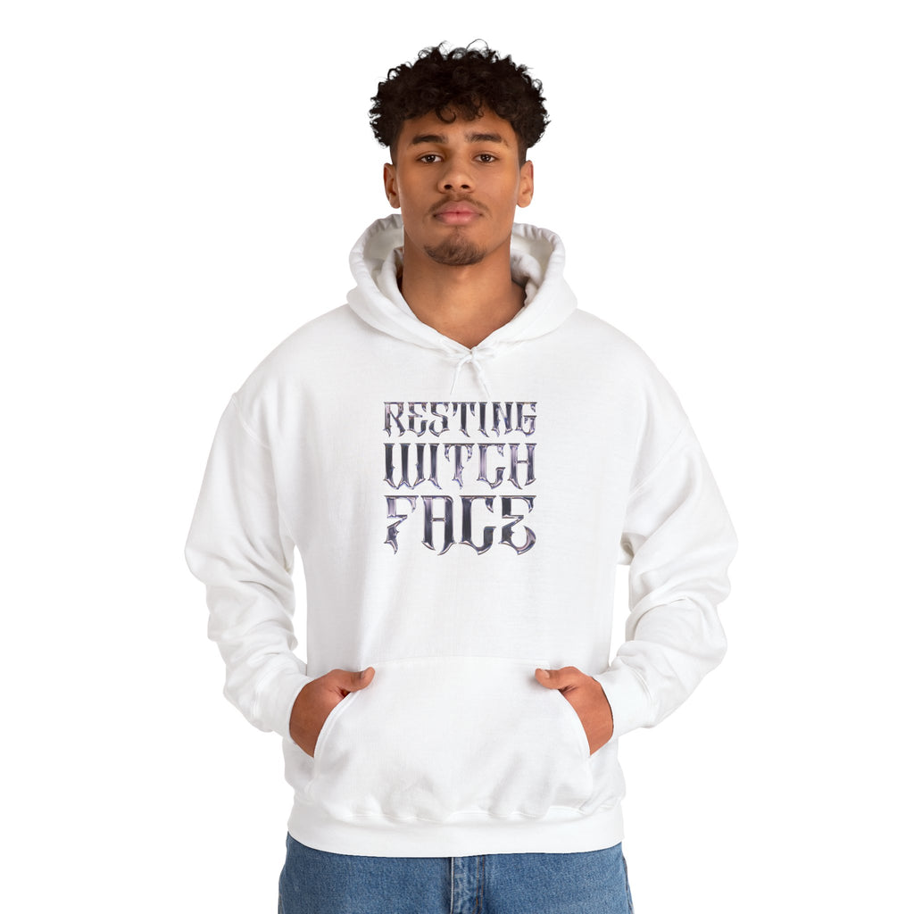 RESTING WITCH FACE Logo Hoodie