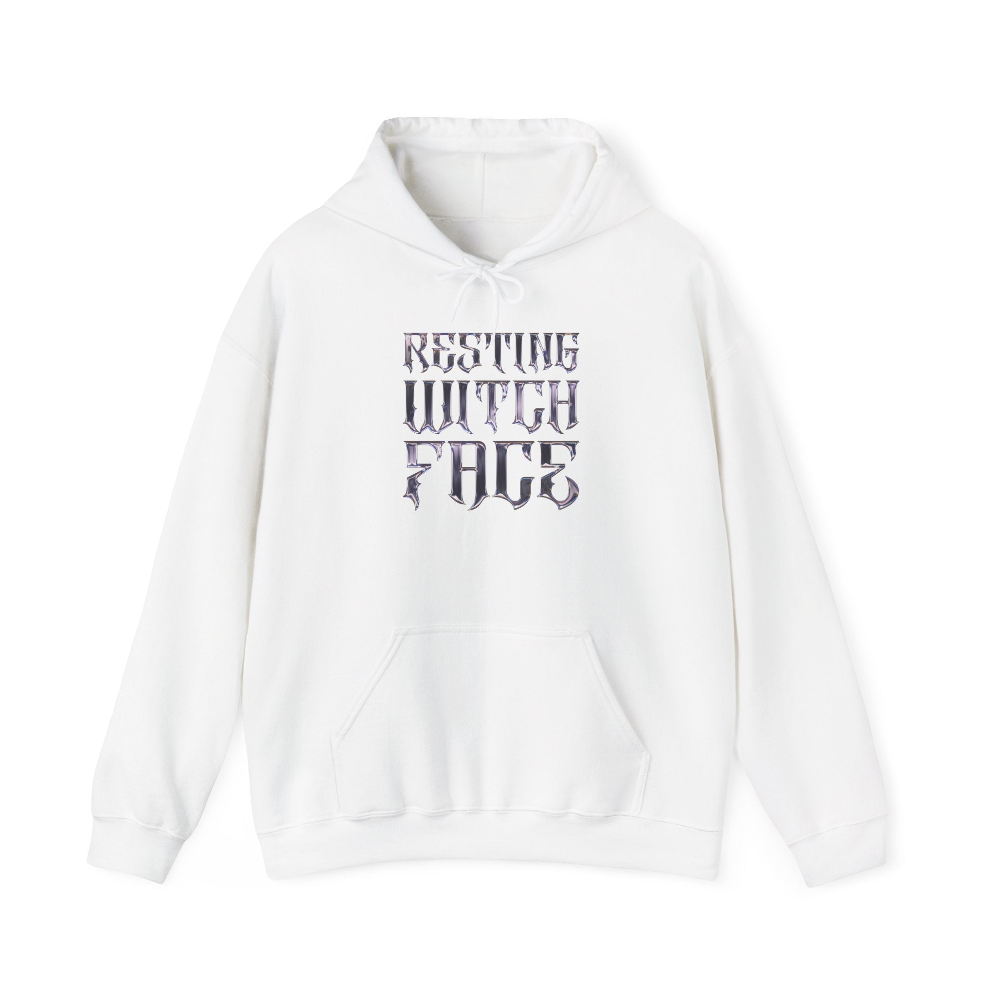 RESTING WITCH FACE Logo Hoodie