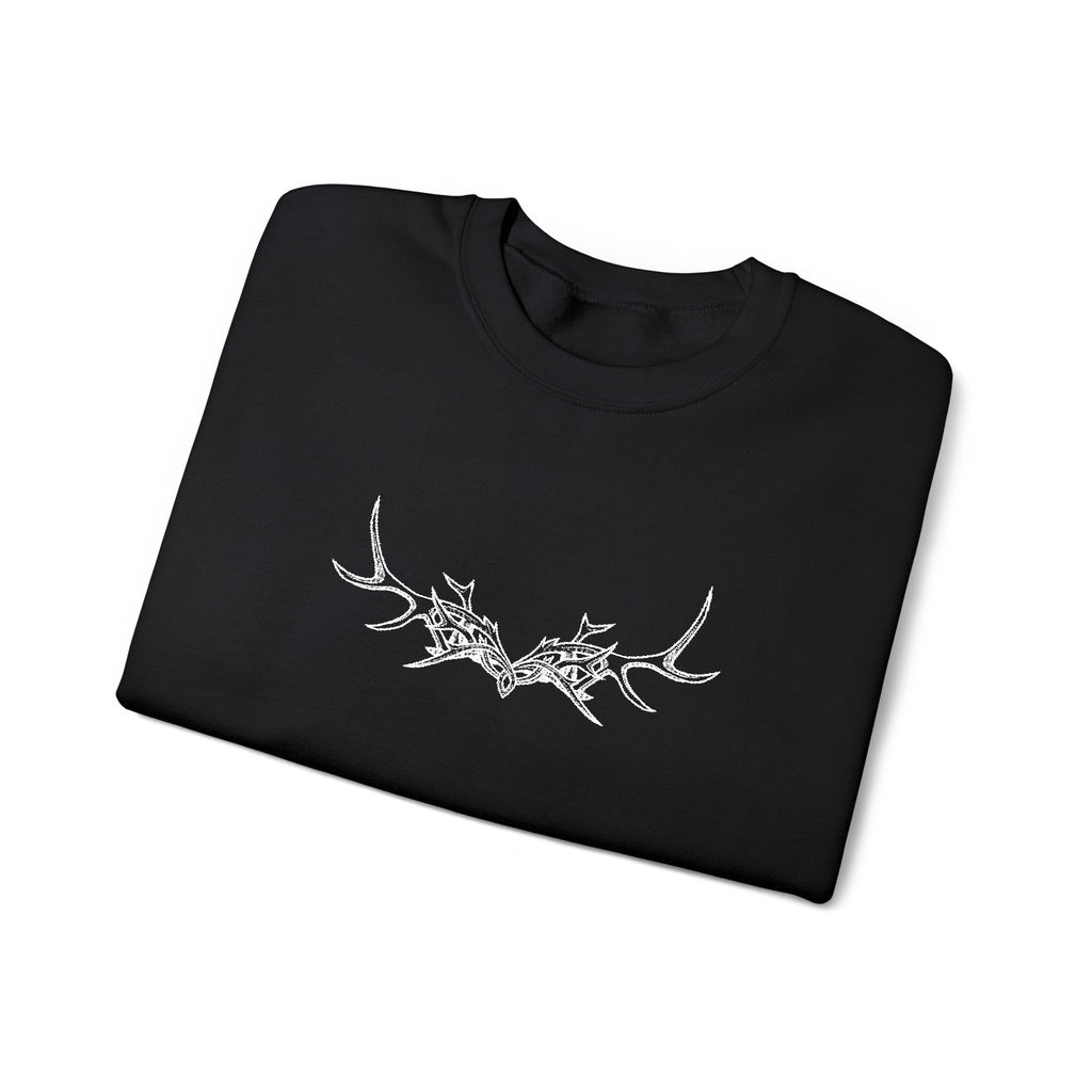 Wyrdo: ANTLERS Embroidered Crewneck (Unisex)