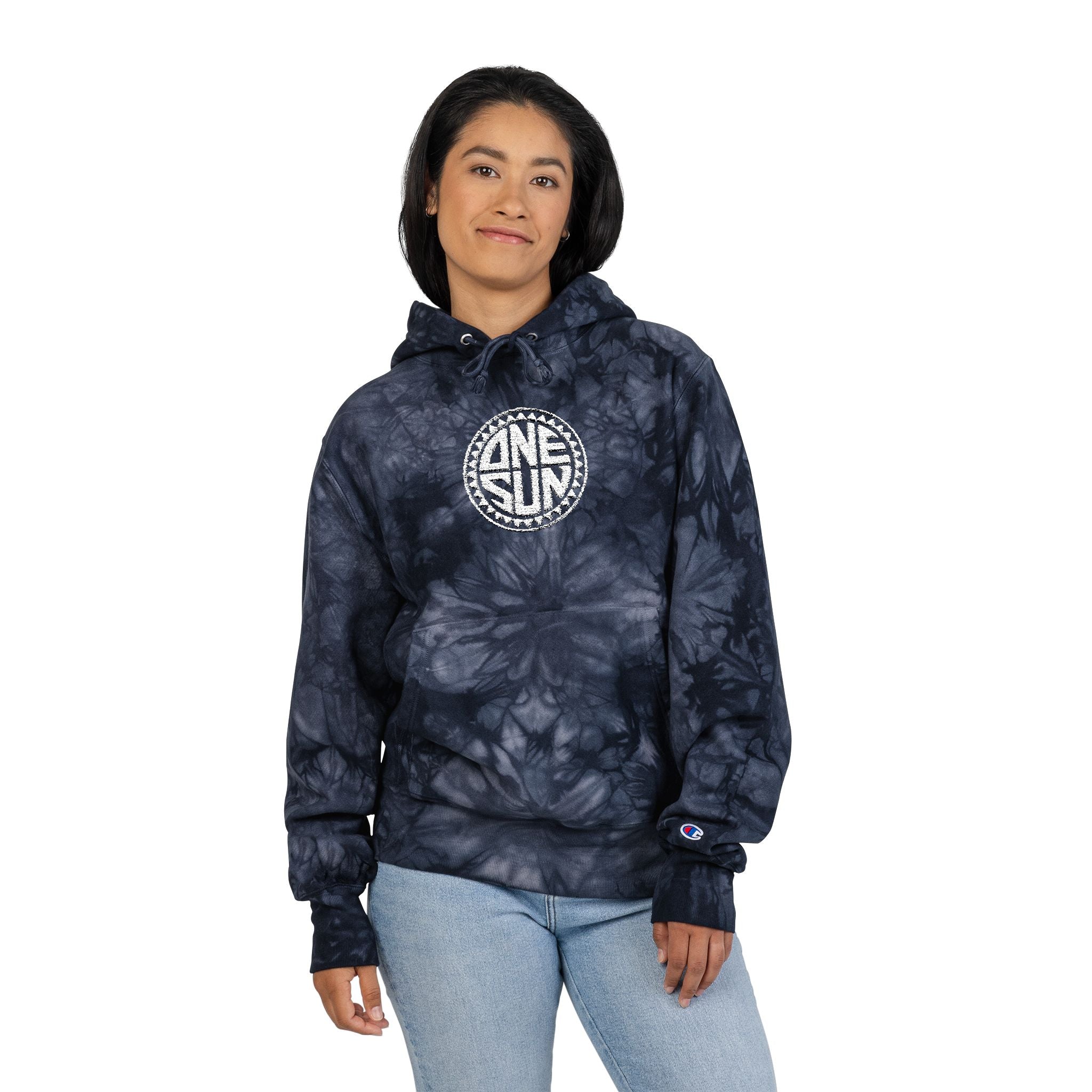 ONE SUN: CHAMPION Embroidered Hoodie