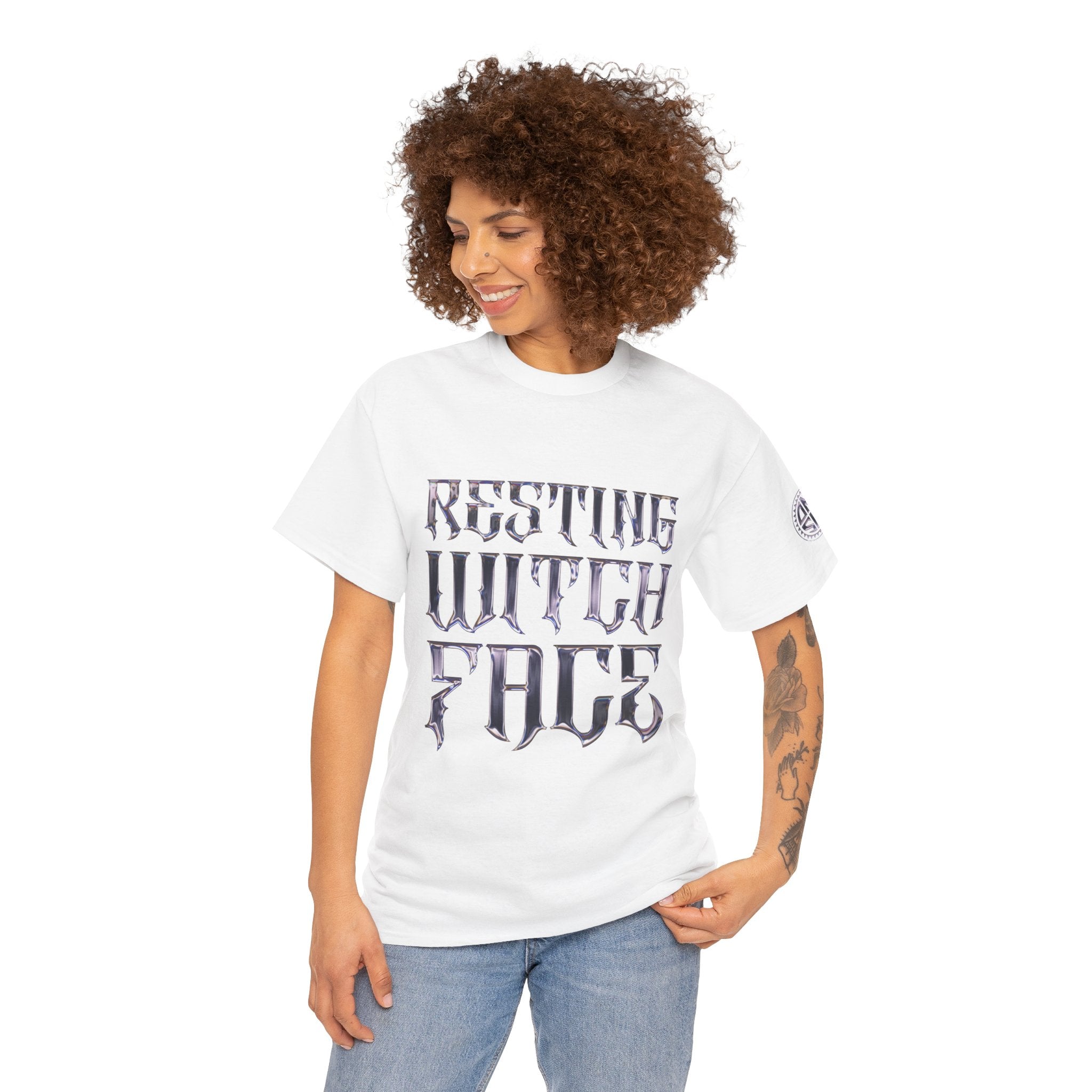 RESTING WITCH FACE Logo Tee