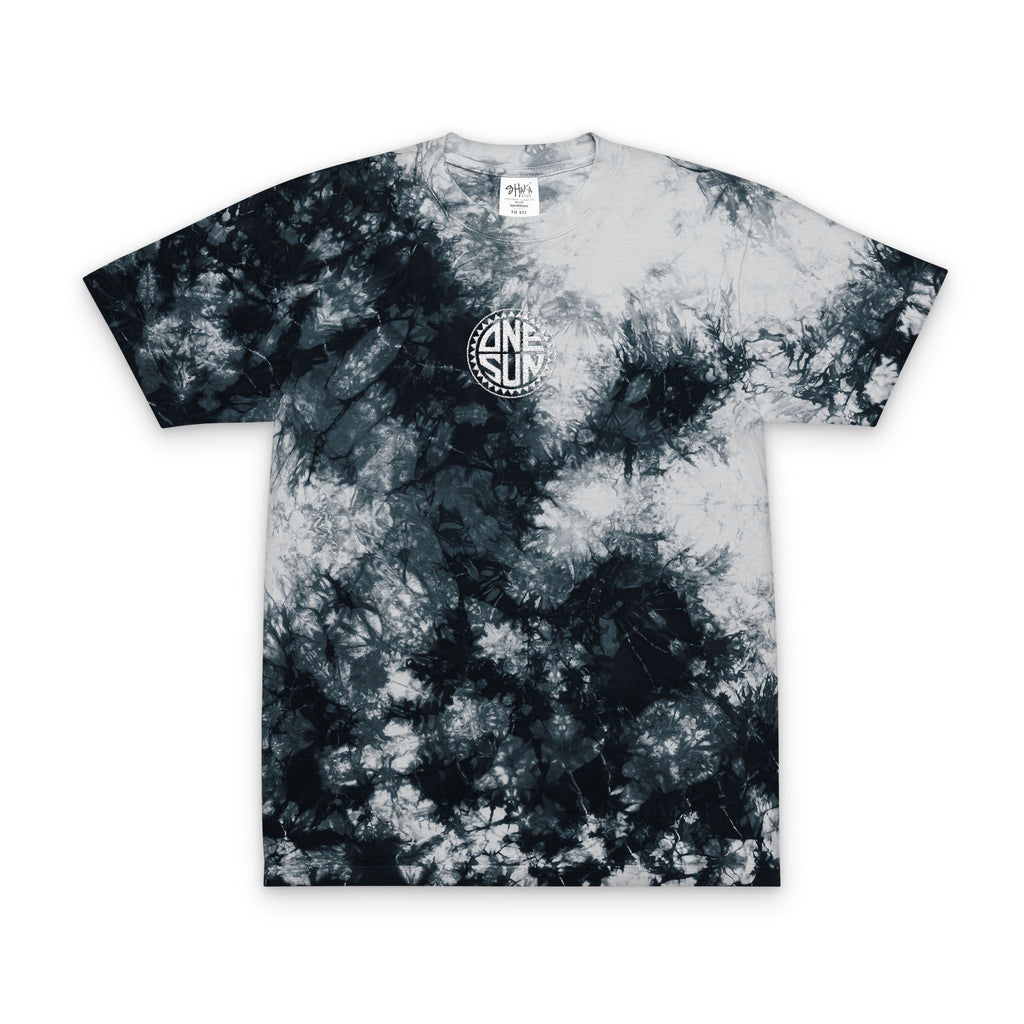 ONE SUN Tie-Dye Embroidered Tee
