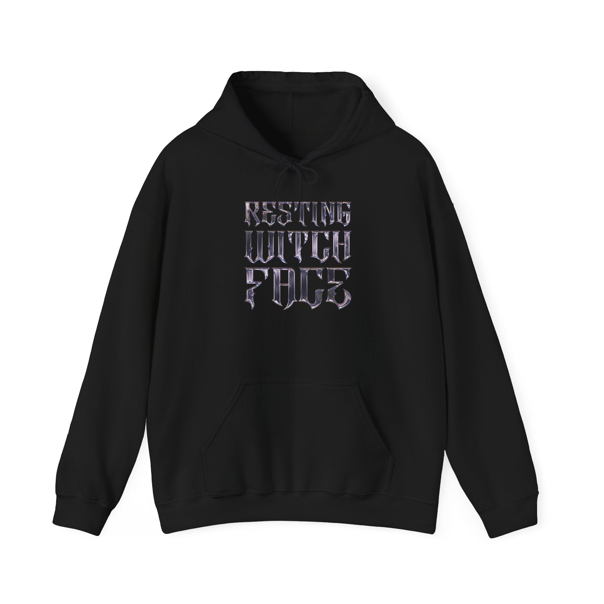 RESTING WITCH FACE Logo Hoodie